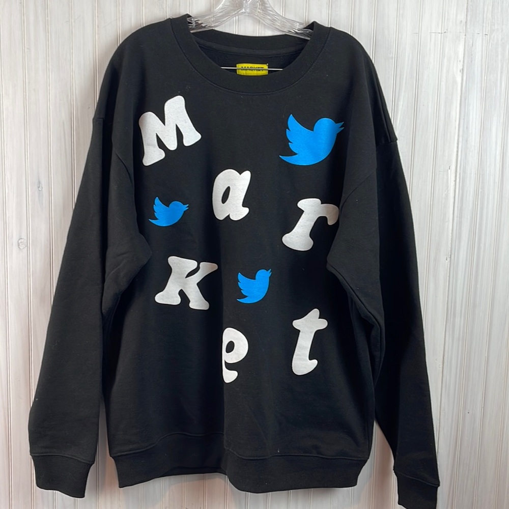 MARKET TWITTER BIRD SWEATSHIRT LARGE